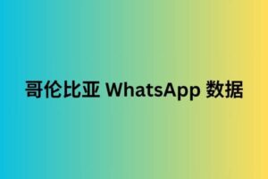 哥伦比亚 whatsapp 数据