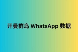 开曼群岛 whatsapp 数据